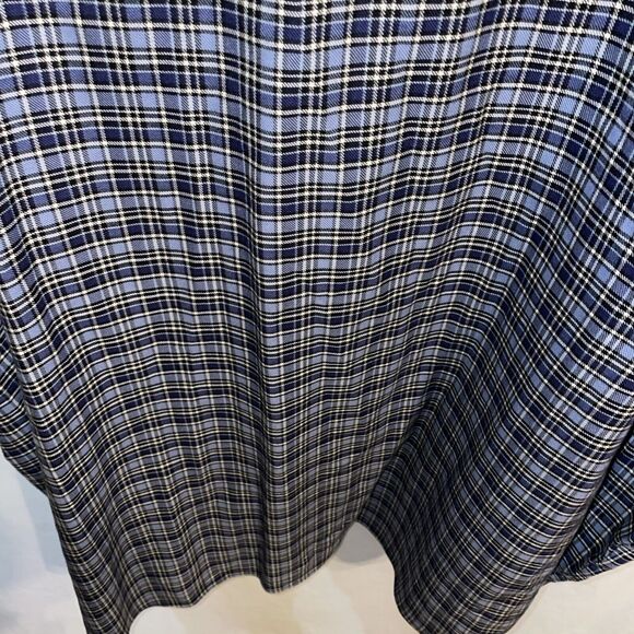 Untuckit Men’s Dress Shirt Size 3XL Blue Plaid Business Formal City - Picture 12 of 12